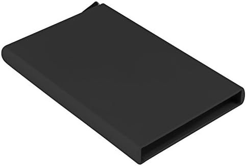 Aluminium RFID Blocking Credit Card Holder Ejector Wallet - (Black)