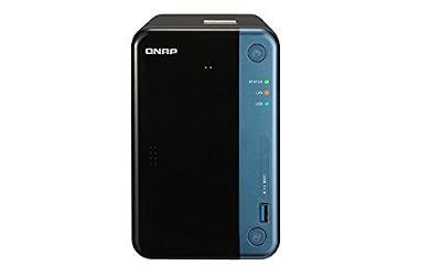 QNAP TS-253Be NAS Ethernet/LAN Noir - Serveurs de stockage (Disque dur, SSD, Série ATA III, 2.5/3.5", 0, 1, 5, 6, 10, JBOD, Intel® Celeron®, J3455)
