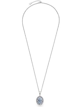 Leonardo Jewels Damen Kette mit Anhänger Arioso Edelstahl Glas blau 85 cm 016235
