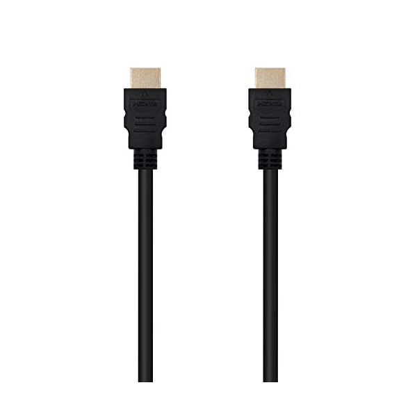 Nano Cable 10.15.3600 - Cable de alta velocidad HDMI v2.0 (4K, 60Hz, 18 Gbps, macho-macho, tipo A/M-A/M, Negro, 0,5 mts) - Image 3