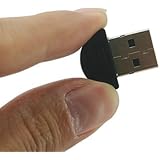 Worlds Smallest Mini USB Bluetooth Adapter Dongle. VERY SMALL AND EASY TO USE! Vista Compatible!