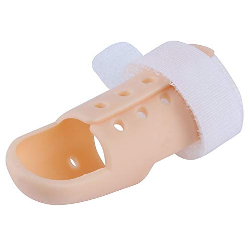 HermosaUKnight Plastic Mallet Finger Splint Joint Support Brace Protection Pain Relief-Beige