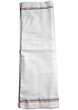 TubinationPatka Men's Ethnic and Traditional Cotton Patka Gamcha (White, Free Size)