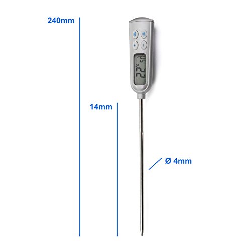 Digital Fleisch Thermometer Fleischthermometer – 50 bis + 300 °C Grad Signal Ton - 3