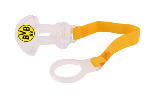 Preisvergleich Produktbild MAM 67601700 - Clip, Schnullerband "Borussia Dortmund"