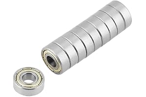 10 st/set 440 C 696ZZ kullager i rostfritt stål med djup skåra skateboard lager 6 x 15 x 5 mm