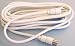 Produktbild LEAD, COAX TV P-S WHITE 4M JR9008/4M WHITE-ROHS By PRO SIGNAL