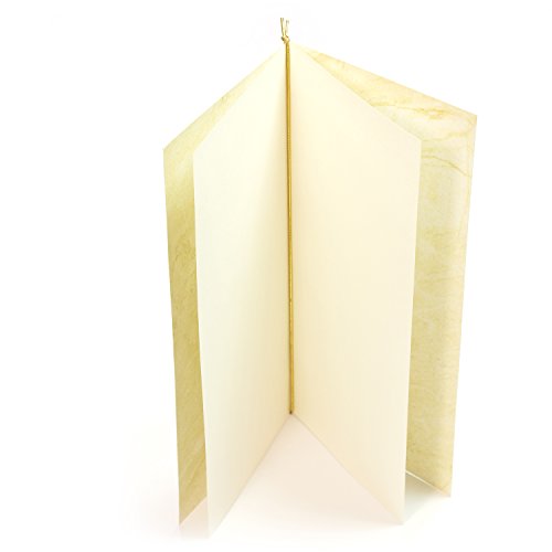 TATMOTIVE Metallic Gummibänder für Einladungskarten, 100 Stück – Gold - 5