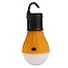 Produktbild HCFKJ Outdoor Portable Hängenden LED Camping Zelt Glühbirne Angeln Laterne Lampe (ORANGE)