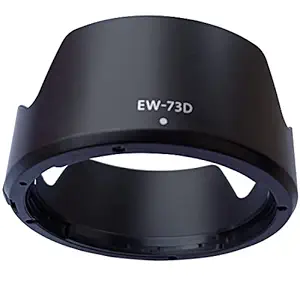 EW-73D Lens Hood Shade for Canon EF-S 18-135mm f/3.5-5.6 is USM(Not for is or is STM),RF24-105mm F4-7.1 is STM,HUIPUXIANG 58mm Lens Hood