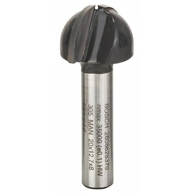 Bosch 2608628370 Fraise à canneler 8 mm 10 x 20 x 12,7 x 46 mm