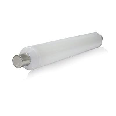 Vision-EL 776092 Tube Salle de Bain LED S19 3000°K Boite, Aluminium/Verre + PC, 6 W, Dépoli, (L x Ø)-310 x 38 mm