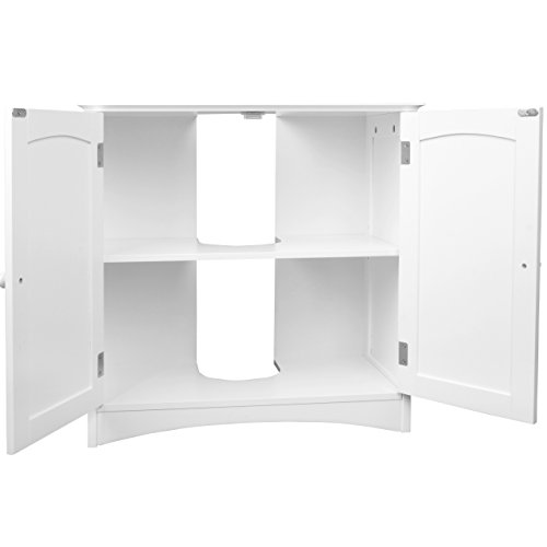 anaterra Waschbecken Unterschrank in weiß Waschbeckenschank Unterschrank Badezimmer Schrank MDF - 3