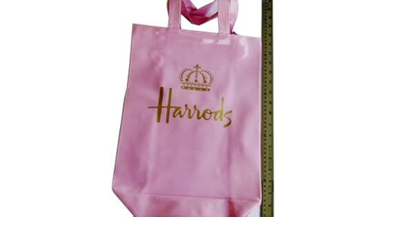 harrods pink tote bag