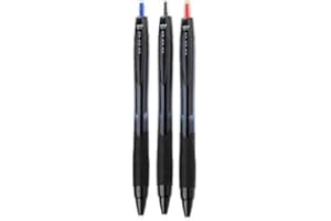FIICO Rollerball de tinta jetstream 0.7 m/m (3 uidades 1 azules, 1 negros, 1 rojos)