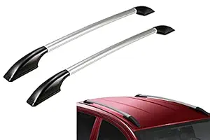 Supremechoice M11 Car Drill Free Roof Rail for Maruti Alto 800 (Silver)