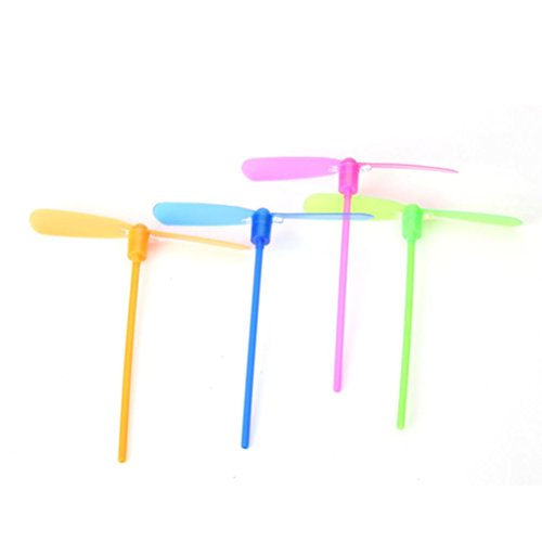 JanlyÂ® Flashing Dragonfly Glow Toy Educational LED Light Up Bamboo-copter Rotor Toy for Outdoor Christmas party Favor Gift