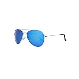  Gafas de sol Corleonne Blue Silver POLARIZADAS cristal espejo