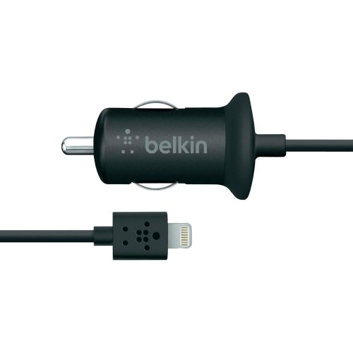 Belkin Kfz-Ladegerät (2100 mAh, inkl. 1,2 m Lightning-Kabel, geeignet für iPhone 5/5c/5s, iPhone 6/6s/6 Plus/6s Plus, iPhone 7/7 Plus, iPhone SE, iPad Air 2, iPad Pro) schwarz