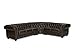 Produktbild massivum Sofa Chesterfield 304x80x258 cm Echtleder braun