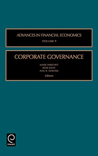 Corporate Governance (Advances in Financial Economics)