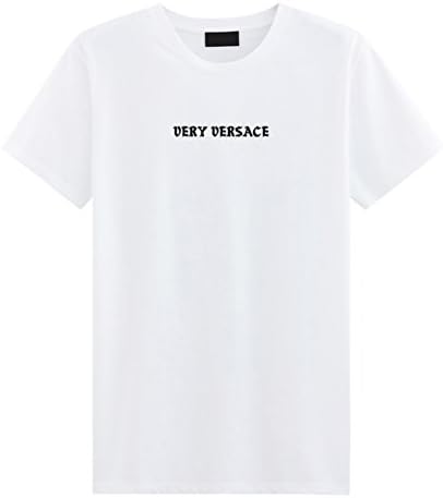 Very Versace Grunge Embroidered T-shirt White Medium