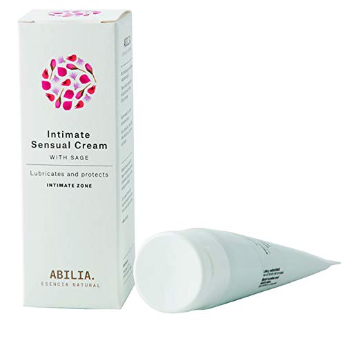 Abilia. Esencia Natural, Crema Íntima Reparadora y Sensual Bio Ecológica Certificada, Blanco, Tubo 50 ml