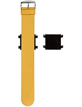 Stamps Armband Lederarmband gelb 100003 mit zusätzlichem Snapper/Adapter 9938000