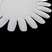 TOOGOO(R) 10 White Acrylic Nail Art Tips Make Up Polish Practice Wheel Display