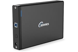 Sonnics 4TB Externe Festplatte Schwarz USB 3.0, hohe Geschwindigkeit, für Xbox One/PS4/Windows-PC/Mac
