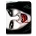 Produktbild Leather flip Case schale Ipad Air 2 horror - Vampire white