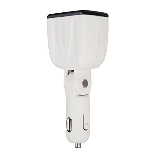 Auto Ladegerät, ELEGIANT Universal USB KFZ Adapter Mini Auto Ladegerät Dual USB KFZ Adapter Schnelllader Schnellladegerät Fast-Port KFZ Adapter Car Charger Autoladegerät (5V/2.5A & 5V/2.5A) Schnellladeadapter 12/24V | Schutzelektronik / Überlastschutz /iSmart Technologie/Schnellaufladung passend für iPhone 6s Plus / 6s / 6 Plus / 6 / 5s / 5c / 5, iPad Air / 2, mini / 2 / 3 / 4, iPad 4, iPad Pro, iPod touch 5th - 7