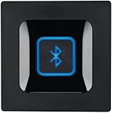 Logitech Kabelloser Bluetooth Audio-Empfänger, Multipoint Bluetooth, 3,5 mm & Cinch-Eingang, Pairing-Taste, 15 m Reichweite, UK Stecker, PC/Mac/Tablet/Handy/AV-Receiver/Stereoanlage - schwarz