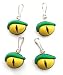 AVIRGO 4 pcs Zipper Pull / Zip pull Charms for Jacket Backpack Bag Pendant Set # 1-2