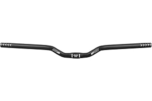 PLATT Guidon de vélo 25.4mm- Aluminium Alliage Relevé Guidon Cintre VTT et Véhicules de montagne de 620mm (élévation de 30mm)