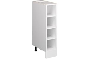 ‎VICCO Vicco Küchenregal R-Line, offener Küchenschrank, Weiß/Weiß, 20 cm ohne Arbeitsplatte
