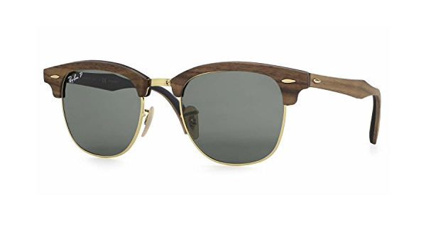 ray ban clubmaster wood polarized