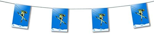 Deco Party UK Ski plastic bunting 17ft/5m lengths