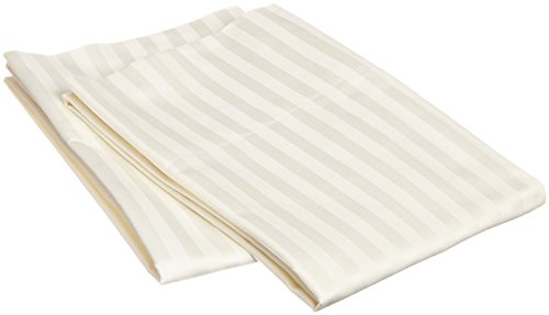 Arihant Bedding 300 Thread Count Ultra Soft 100% Cotton 2 Pack Pillow Cases Stripe Ivory Standard Size (17" x 27")