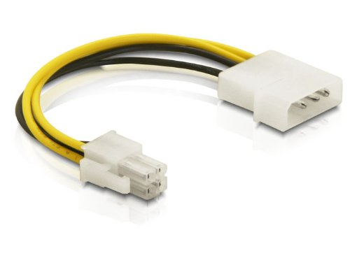 DELOCK Adapter P4 Kabel 4St Molex/4St P4 15cm
