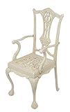 Farbe: weiß Deko Puppenstuhl Puppen Möbel Stuhl Nostalgie 22,5x20,5x44cm weiß