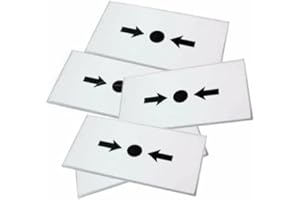 ONLINE TRADE COUNTER KG1 Break Glass Replacement For Emergency Fire Alarm, Access Control Call Points, Universal Fit For Most Manual Call Points (5)