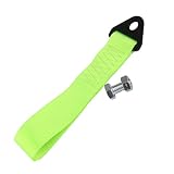  2 Toneladas Cuerda Correa de Remolque Cable de Arrastre Gancho para Coche Camión Parachoques Delanteros Verde