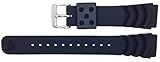 Genuine Seiko Z20 20mm Replacement Black Divers Watch Strap DA3H1JR for Seiko Divers Watches