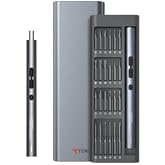 Torima TTS-04 48 Piece Rechargeable Precision Screwdriver Set &ndash; Aluminum Case with Led Light, Magnet, Type-c