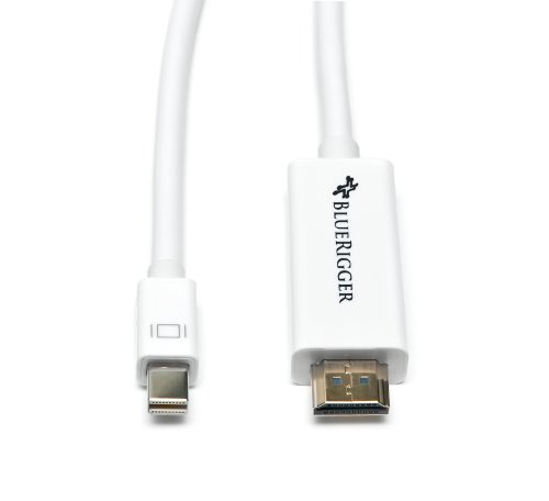 BlueRigger Premium Mini-Displayport für HDMI Male to Female-Adapter-Kabel (15cm) – Für Unibody, MacBook Pro/Air – mit Audio - 9