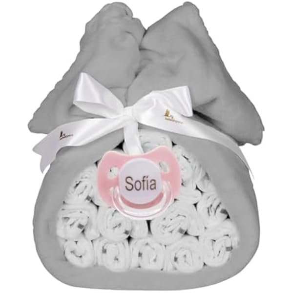 Torta Di Pannolini A Forma Di Bicicletta Per Neonata - Con Body, Calzini E Peluche, Regalo Originale - Foto 6