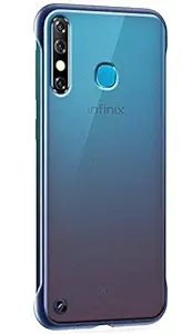 WOW Imagine Ultra Slim Shock Proof Back Case Cover for Infinix Hot 8 (Hard | Hybrid PC & TPU Bumper | Ultimate Frameless Design,