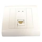 Mecanismo para conectar a cable par trenzado tipo FTP Cat.6 y compatible con las normativas de conexionado TIA-568A y TIA-568B.