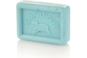 12FADENLINE OVIS Schafmilchseife 100g -Meeresbriese -Reinigung und Pflege mit Schafmilch in Papierverpackung / zero waste ohne Mikroplastik oder Mineralöl